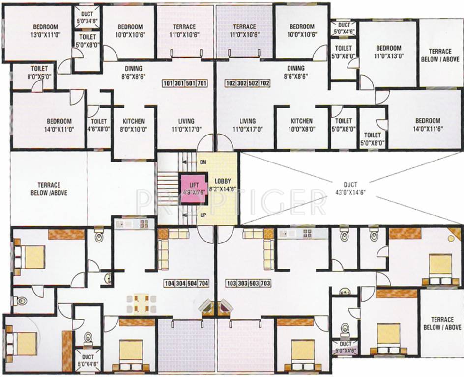 Images for Cluster Plan of GK Developers Dwarka Queens Park