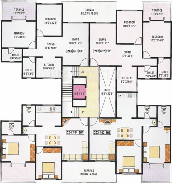 Images for Cluster Plan of GK Developers Dwarka Queens Park