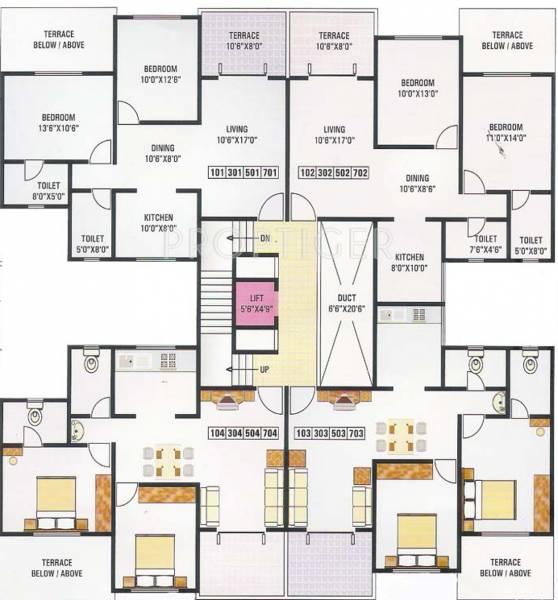 Images for Cluster Plan of GK Developers Dwarka Queens Park