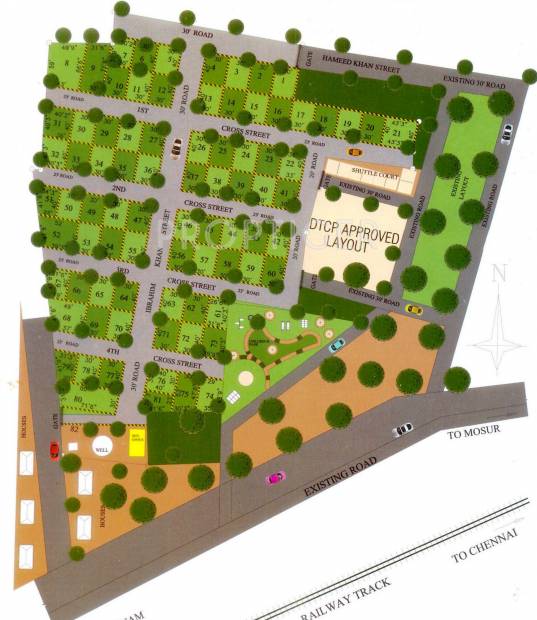 mazia-properties park-avenue-plot-i Layout Plan