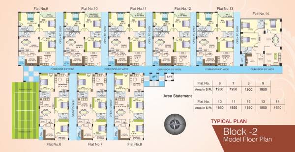  akash-lake-view Block B Cluster Plan