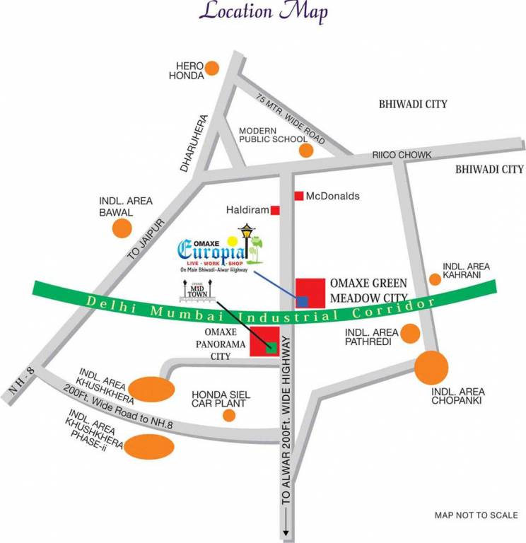 Images for Location Plan of Omaxe Green Meadow Villa