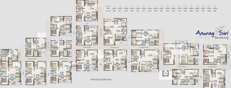 Images for Cluster Plan of Anurag Siri Residency