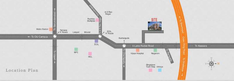 Images for Location Plan of Anurag Siri Residency