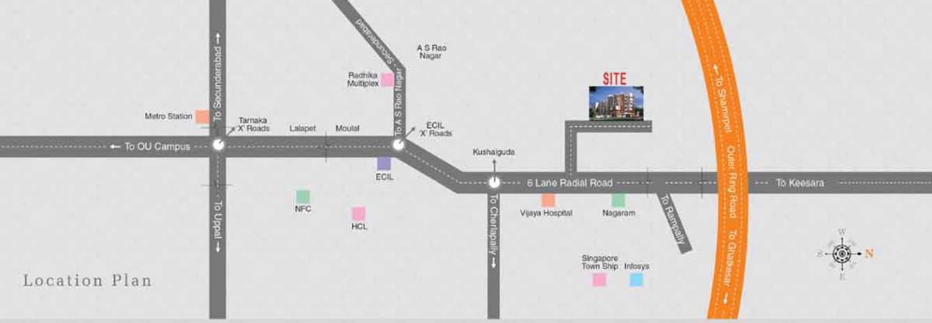 Images for Location Plan of Anurag Siri Residency