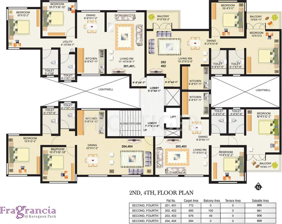 Images for Cluster Plan of Venkateshwara Fragrancia