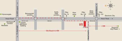  gurukrupa Images for Location Plan of Metropolis Gurukrupa
