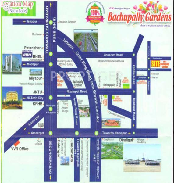 Location Plan bachupally-gardens Location Plan