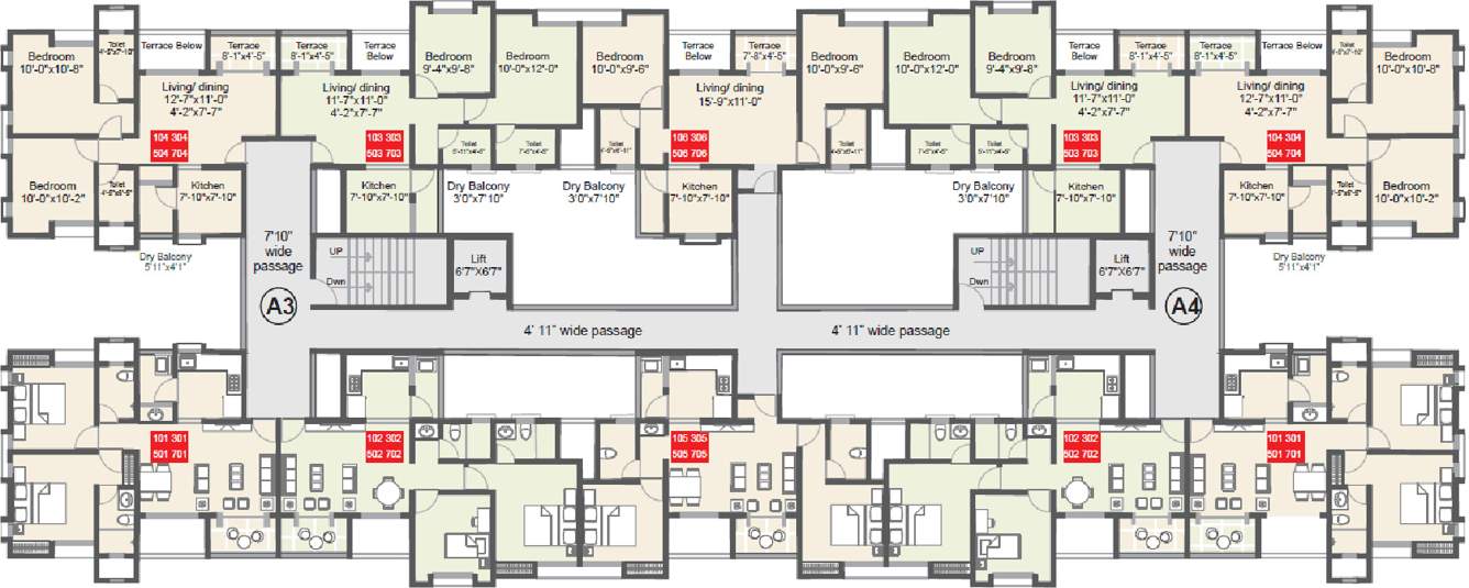  weekender birds view Images for Cluster Plan of Namrata Weekender Birds View