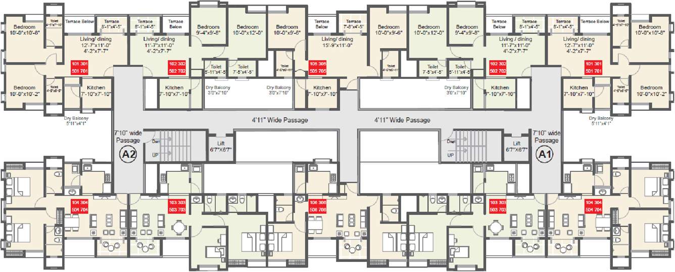  weekender birds view Images for Cluster Plan of Namrata Weekender Birds View