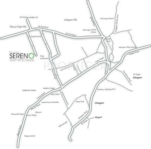 sereno Images for Location Plan of Skyways Sereno