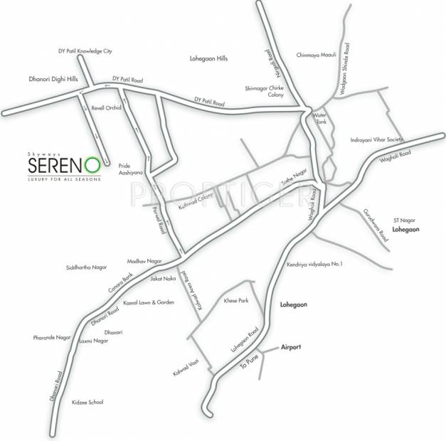  sereno Images for Location Plan of Skyways Sereno