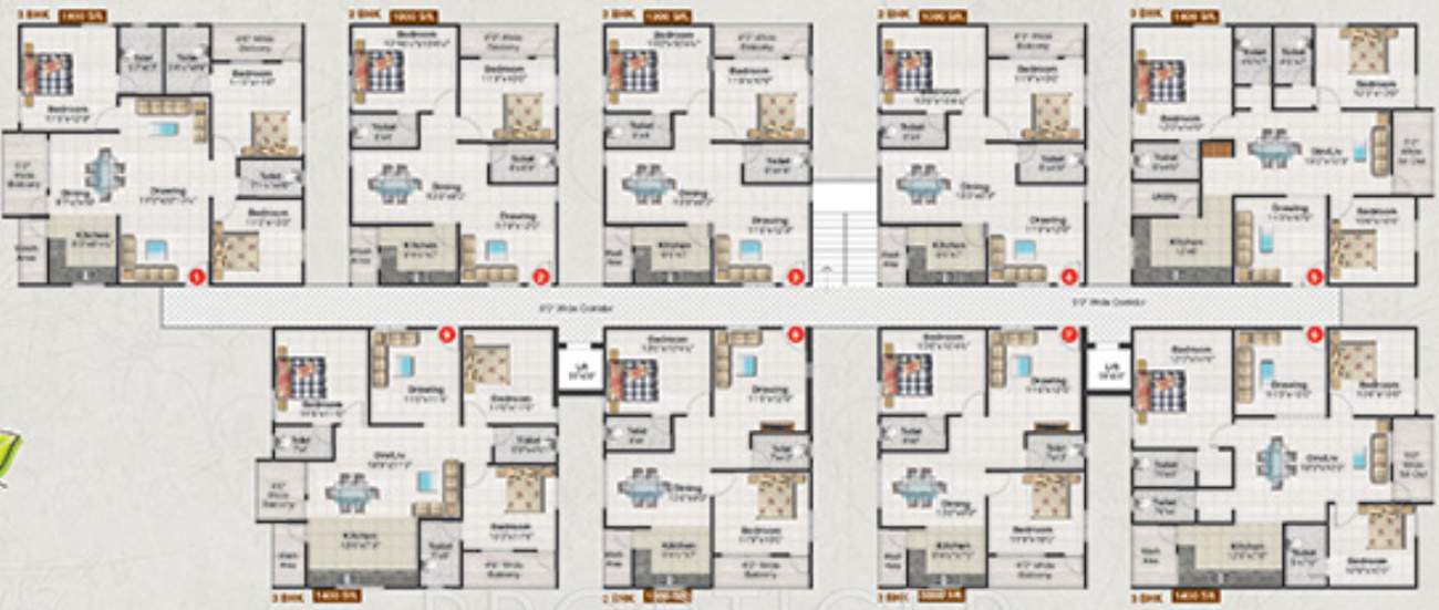  elegance Images for Cluster Plan of Shreya Elegance