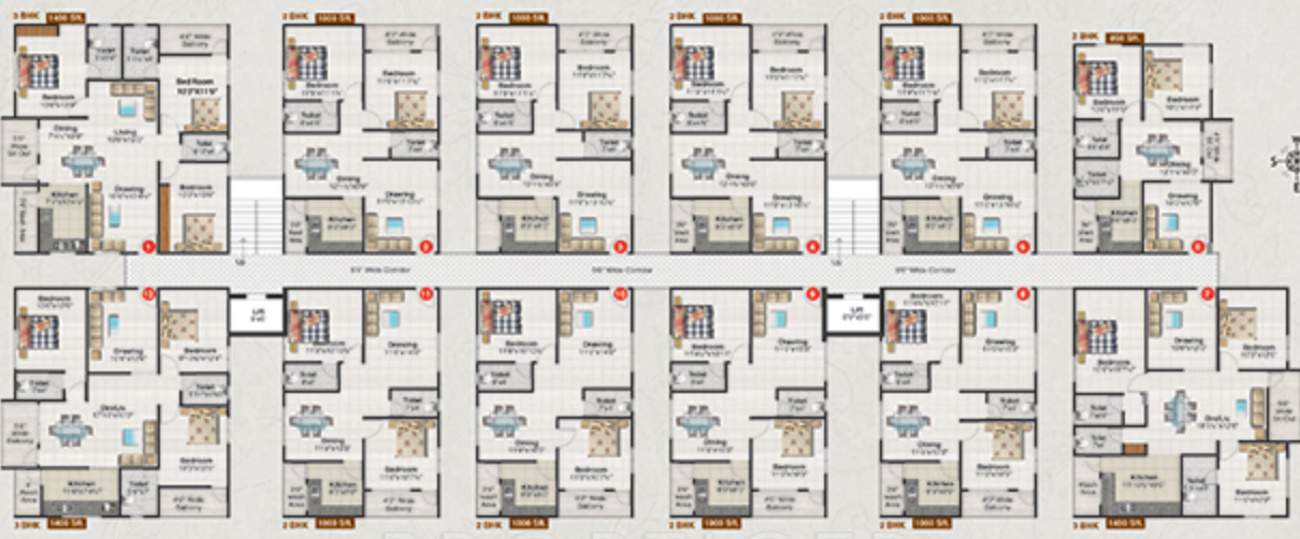  elegance Images for Cluster Plan of Shreya Elegance