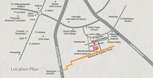  elegance Images for Location Plan of Shreya Elegance