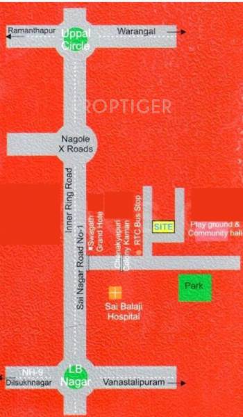 Images for Location Plan of Creative Chanakya Meadows