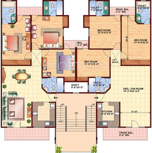 Images for Cluster Plan of Parsvnath Royale Floors