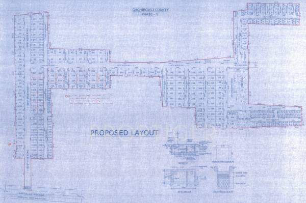 Images for Layout Plan of Green City Gachibowli County Phase V