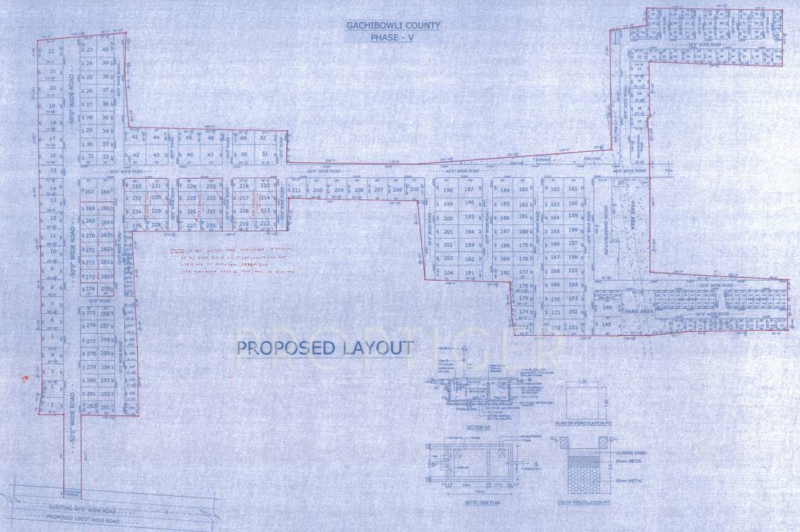 Images for Layout Plan of Green City Gachibowli County Phase V