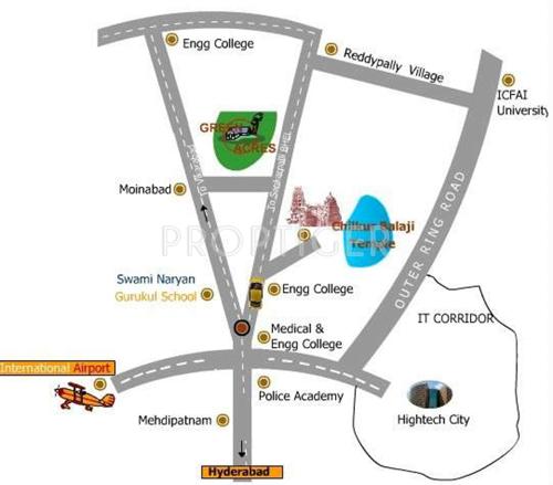 Images for Location Plan of Green Home Farms And Resorts Green Acres