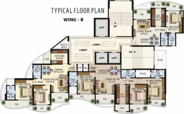Images for Cluster Plan of NRose Heaven Plaza