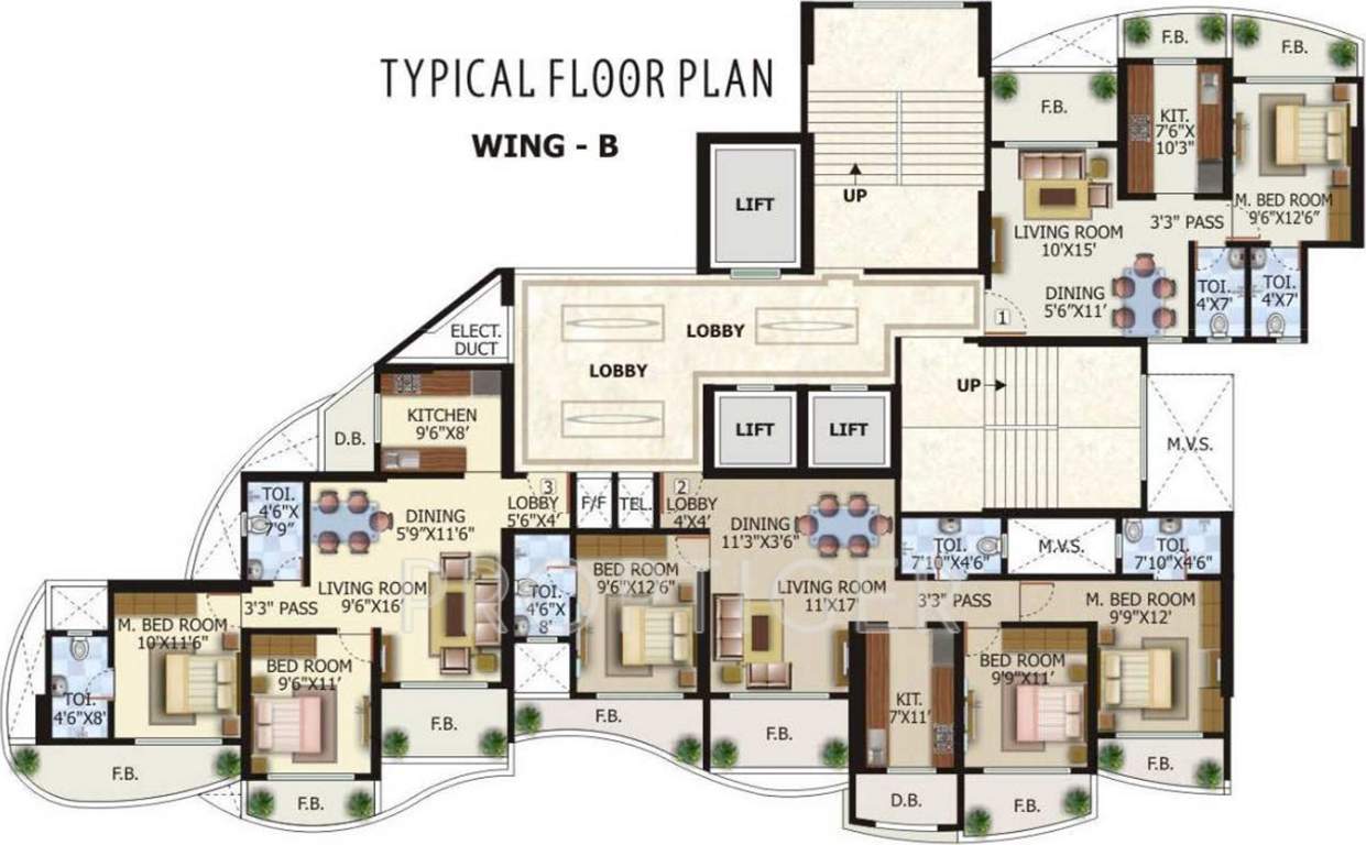 Images for Cluster Plan of NRose Heaven Plaza