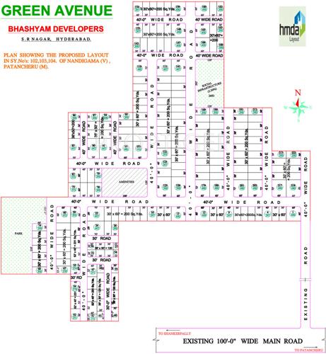  green-avenue Images for Layout Plan of Bhashyam Developers Green Avenue