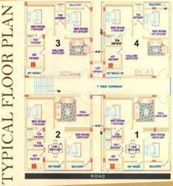 Images for Cluster Plan of Sai Pearls Residency
