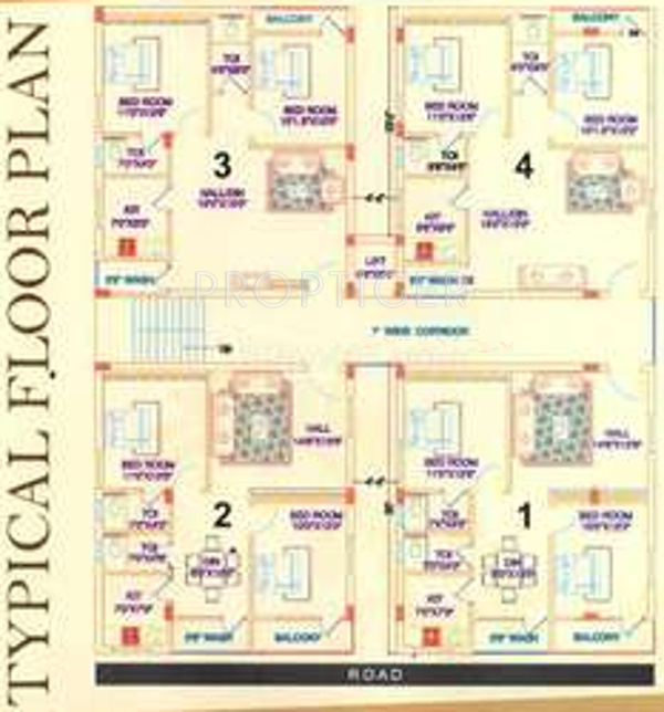 Images for Cluster Plan of Sai Pearls Residency