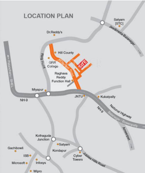 Images for Location Plan of KPC Praneetham