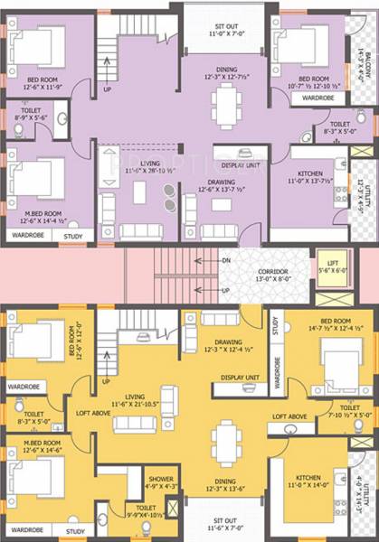 Images for Cluster Plan of GoldFish Abode Courtyard