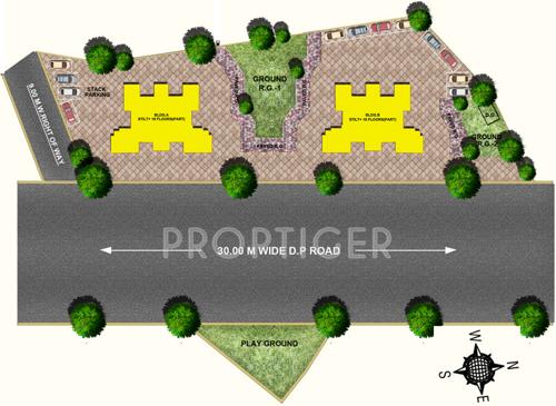  delight Images for Layout Plan of Raunak Delight