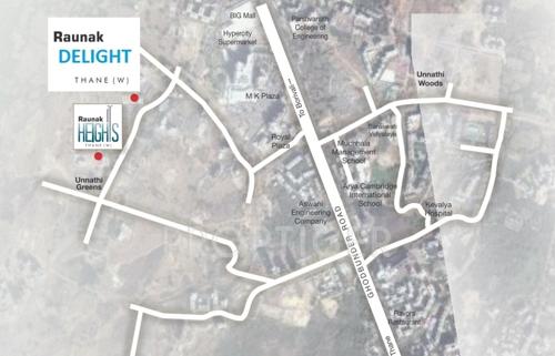  delight Images for Location Plan of Raunak Delight