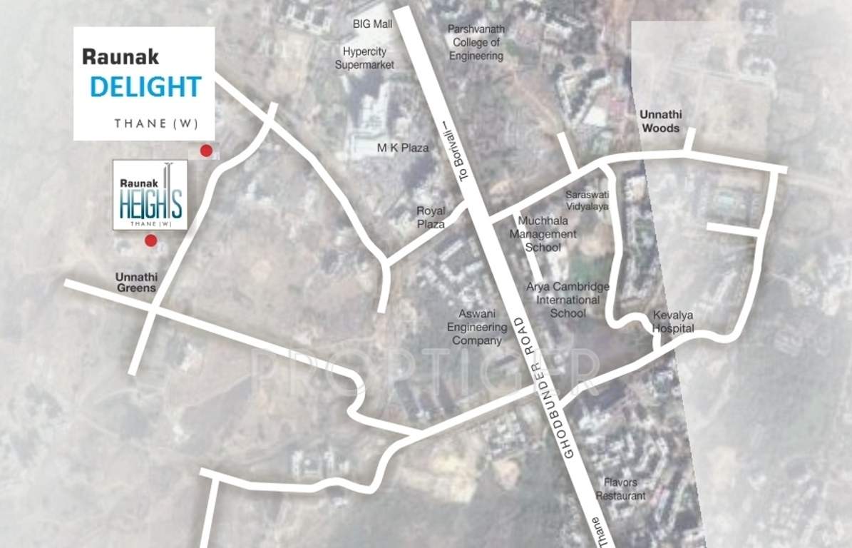  delight Images for Location Plan of Raunak Delight
