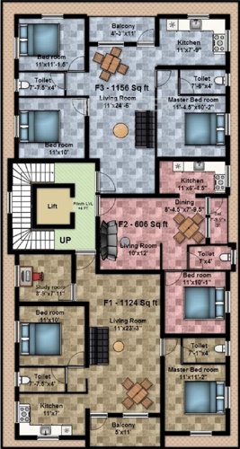 Images for Cluster Plan of Nanda Amirthavarshini Flat