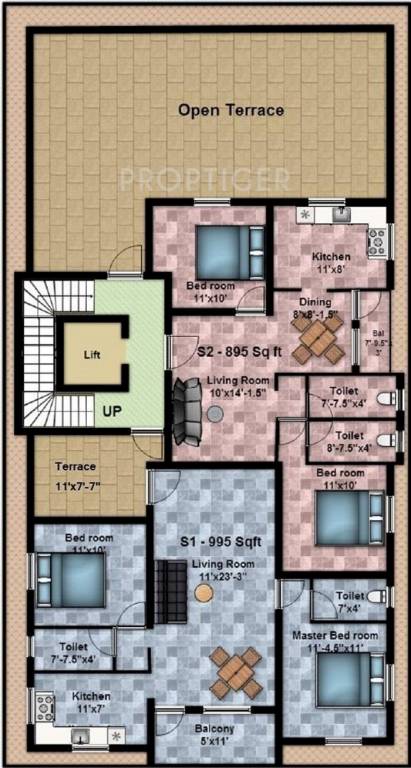Images for Cluster Plan of Nanda Amirthavarshini Flat
