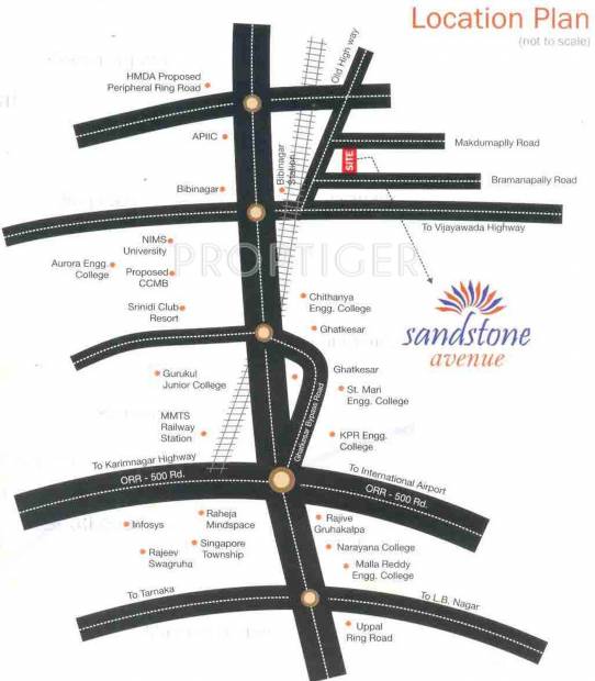 Images for Location Plan of Sree Chandra Sandstone Avenue