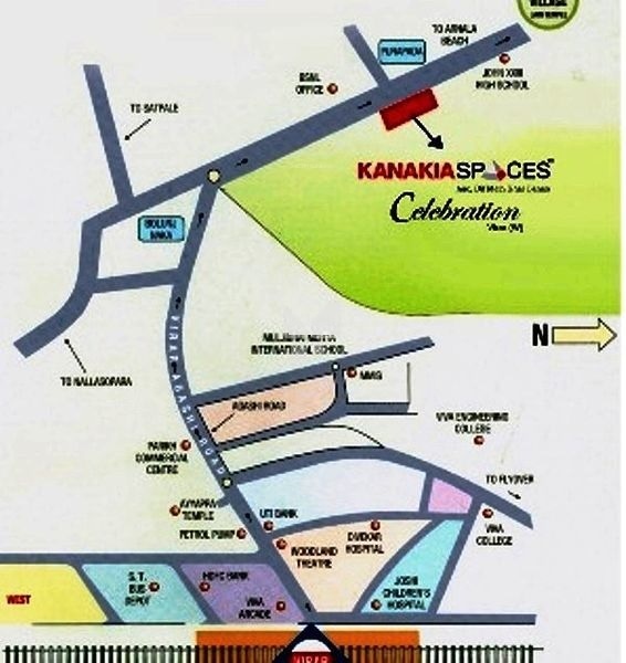  celebration Location Plan