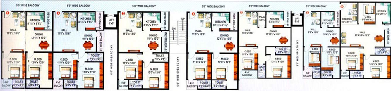 Images for Cluster Plan of Sai Landmark