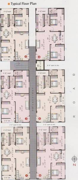 Images for Cluster Plan of Lahari Satish Paradise
