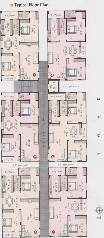 Images for Cluster Plan of Lahari Satish Paradise