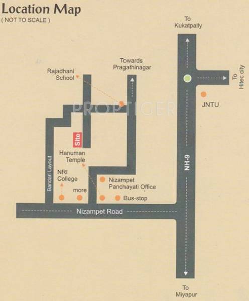 Images for Location Plan of Lahari Satish Paradise