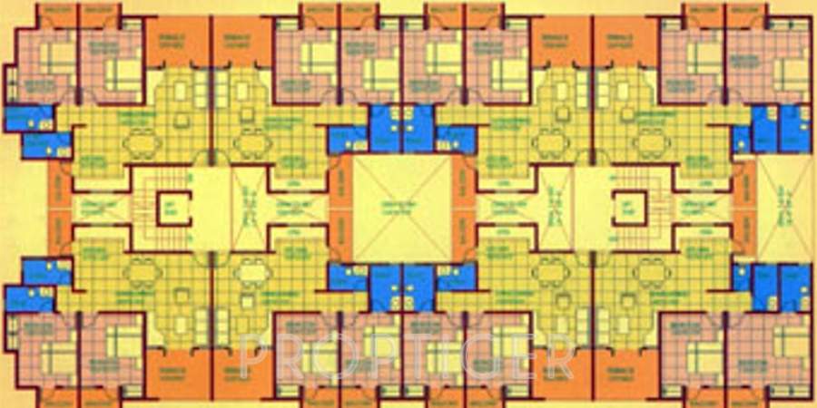 Images for Cluster Plan of Sanghvi Suncity Flats