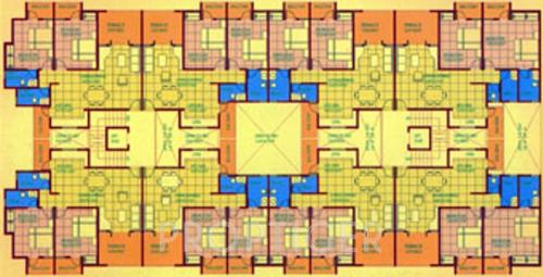 Images for Cluster Plan of Sanghvi Suncity Flats