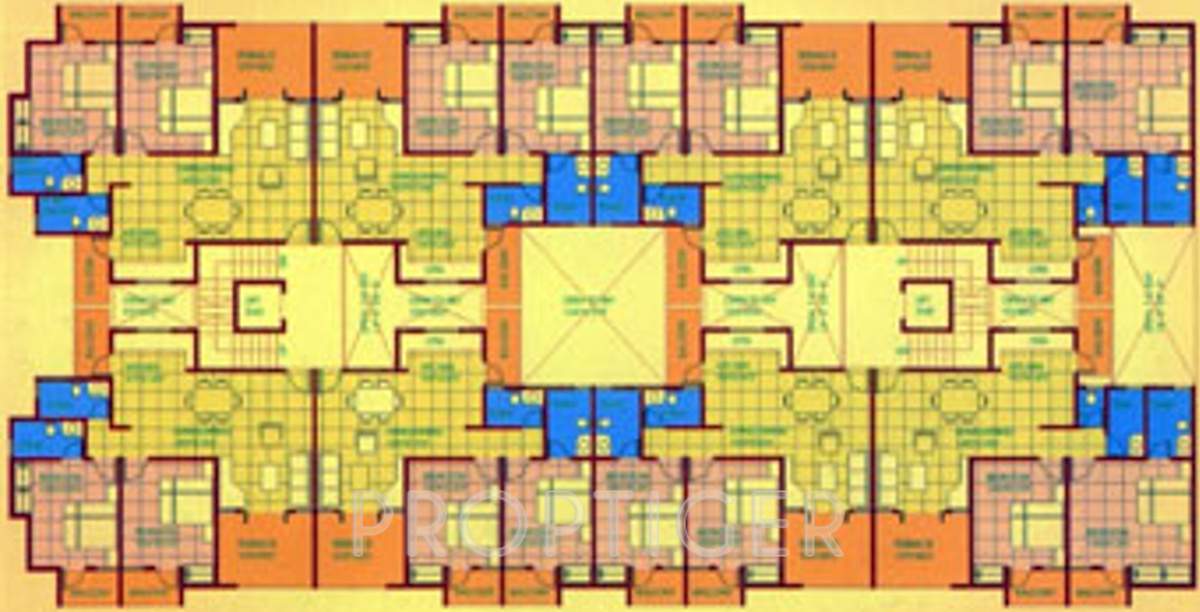Images for Cluster Plan of Sanghvi Suncity Flats