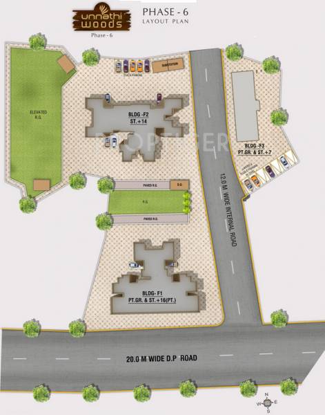Images for Layout Plan of Raunak Unnathi Woods Phase 6
