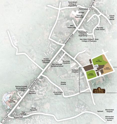 Images for Location Plan of Raunak Unnathi Woods Phase 6