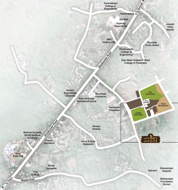 Images for Location Plan of Raunak Unnathi Woods Phase 6