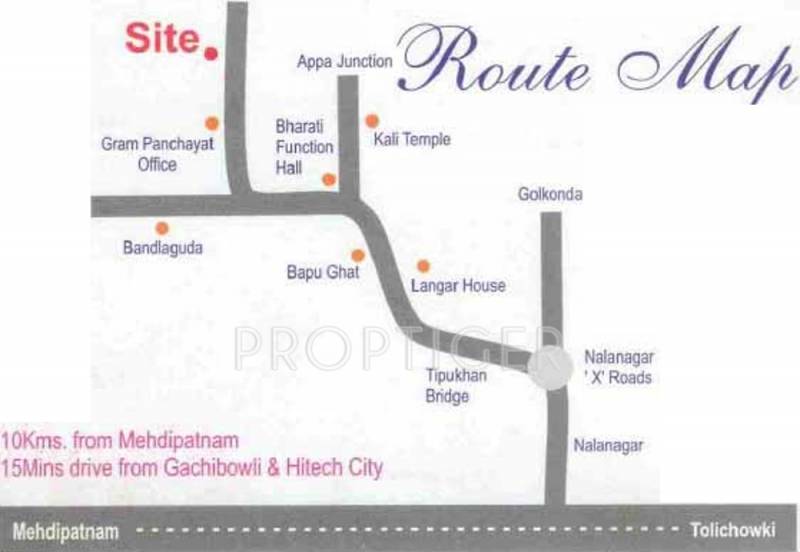  satya-enclave Location Plan