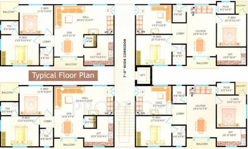 mdvr palace MDVR Palace Cluster Plan from 1st to 5th Floor